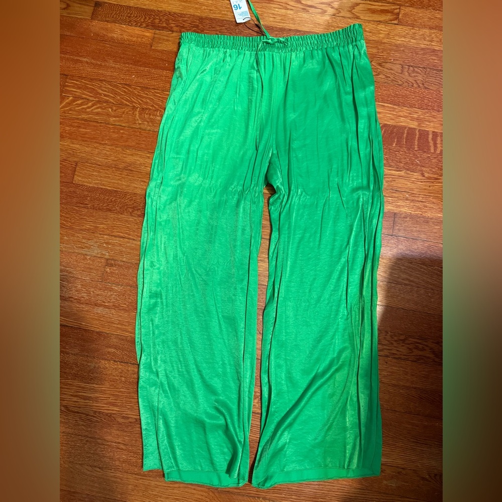 Primark Green Wide Leg Pants